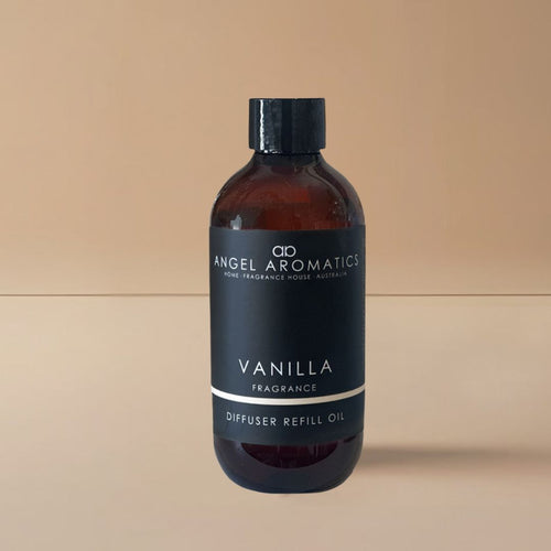 Reed Diffuser Refill 200ml - Vanilla-reed diffuser refill-Angel Aromatics