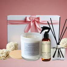 Hamper - Candle, Diffuser and Spray Set-Flowers-Angel Aromatics