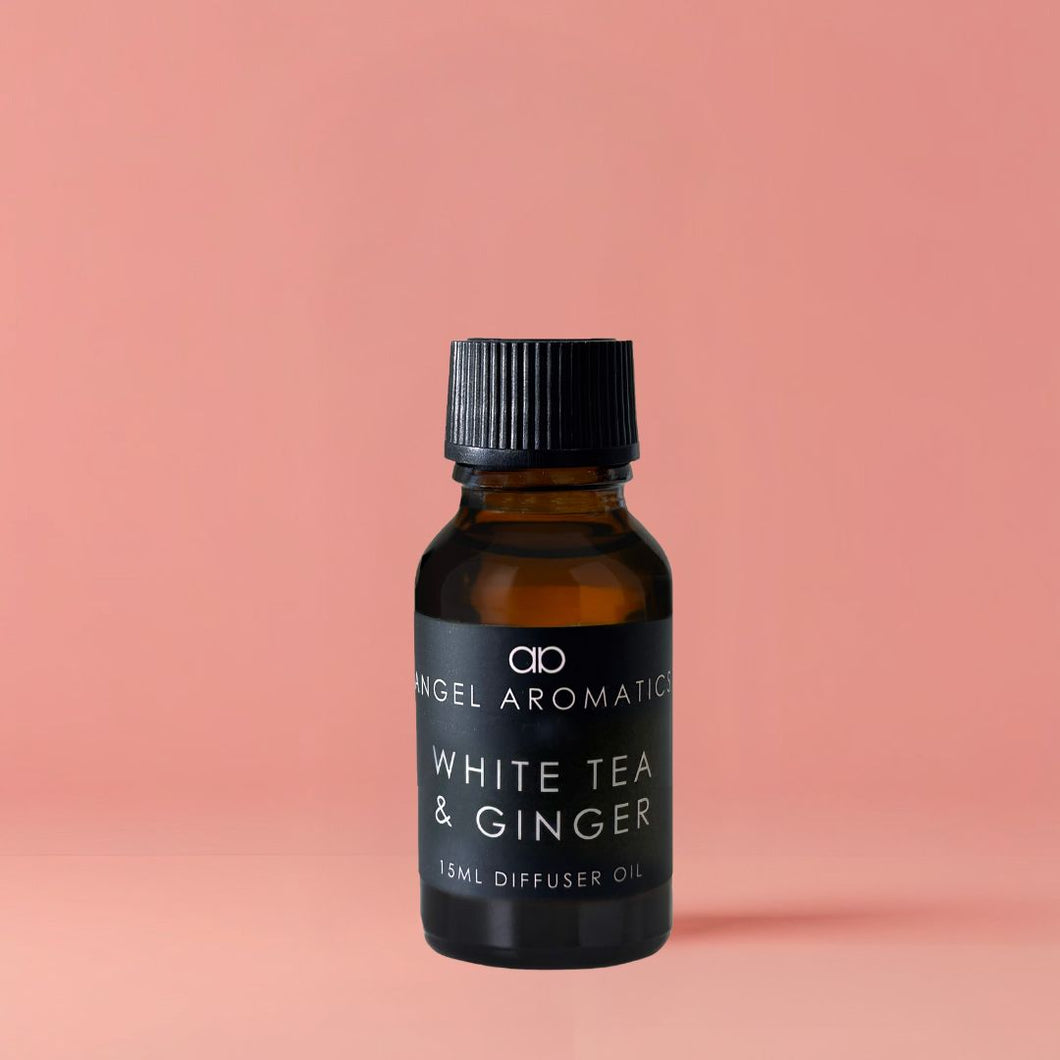 White Tea & Ginger 15ml Diffuser Oil-Diffuser Oil-Angel Aromatics