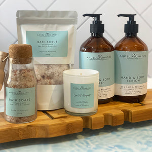 Bath and Body Set - Sea Salt and Bergamot-Bath soaks-Angel Aromatics