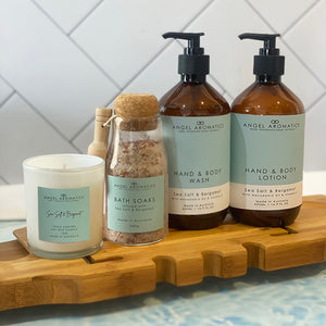 Bath Time Ritual Bundle - Sea Salt and Bergamot-Bath soaks-Angel Aromatics