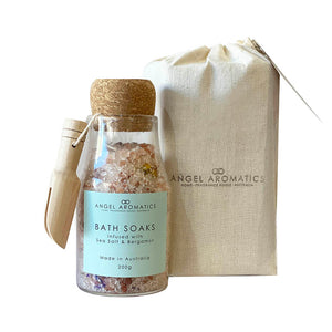 Bath Soaks - Infused with Sea Salt and Bergamot-Bath soaks-Angel Aromatics