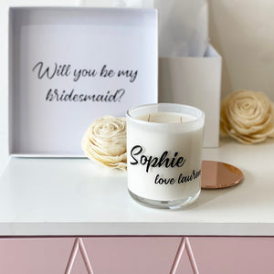 Personalised Proposal Bridesmaid Hamper-Angel Aromatics
