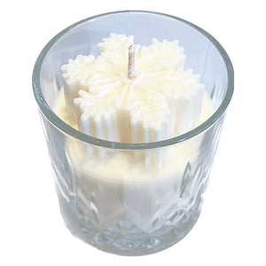 Snow Flake Christmas Candle-Angel Aromatics