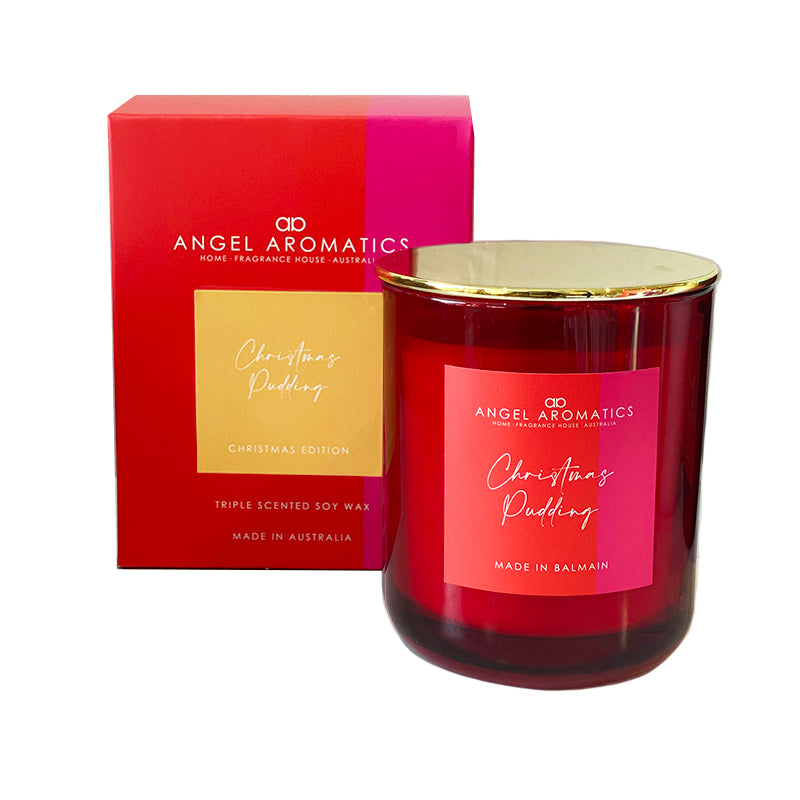 Christmas Pudding Candle-Angel Aromatics