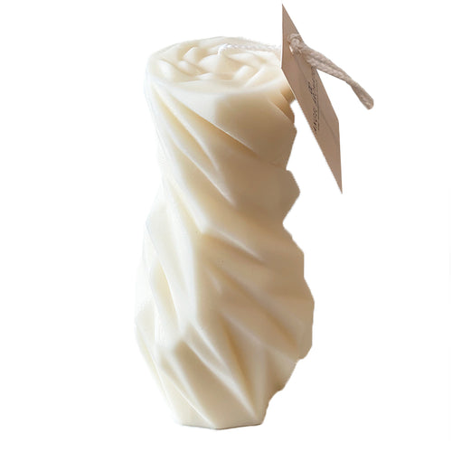 Twisted Rose Sculpture Candle-scented candles-Angel Aromatics