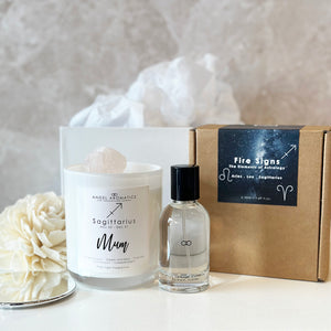 Personalised Zodiac Hamper Perfume and Candle-candles-Angel Aromatics