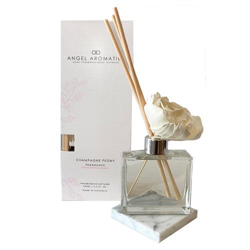 Flower Reed Diffuser - Peony fragrances-reed diffuser-Angel Aromatics