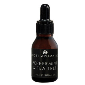 Essential Oil Peppermint and Tea Tree 15ml Oil-Essential Oil-Angel Aromatics