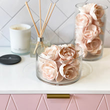 Balsa Wood Pink Peony OUT OF STOCK-Flowers-Angel Aromatics