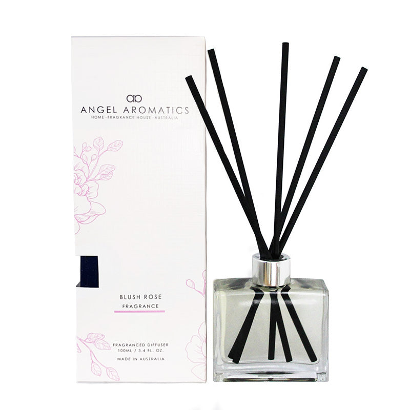 Reed Diffuser - Blush Rose (Antique Rose)-reed diffuser-Angel Aromatics