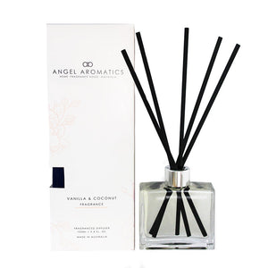 Reed Diffuser - Vanilla and Coconut-reed diffuser-Angel Aromatics