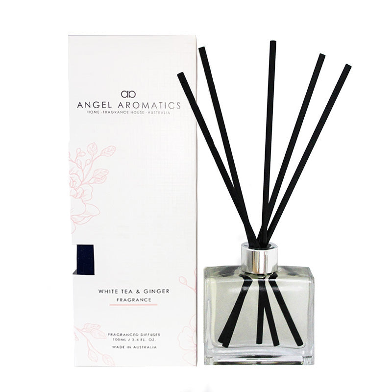 NEW Reed Diffuser - White Tea & Ginger-reed diffuser-Angel Aromatics