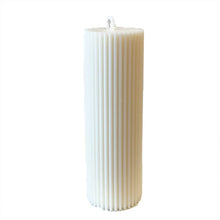 Ribbed Pillar Candles-Candles-Angel Aromatics