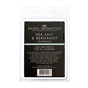 Sea Salt and Bergamot Soy Wax Melts-Soy Melts-Angel Aromatics