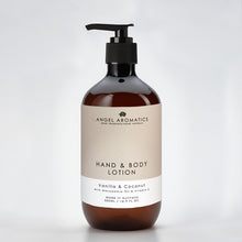 Vanilla and Coconut Hand and Body Lotion 500ml-Hand and Body Lotion-Angel Aromatics