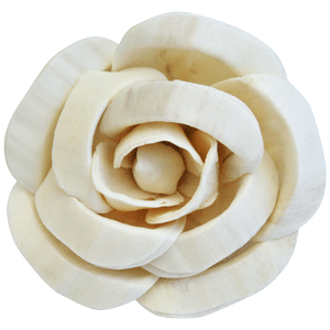 SALE Balsa Wood Flowers Romantic Roses Ivory-Flowers-Angel Aromatics