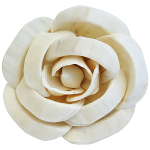 Balsa Wood Flowers Romantic Roses Ivory-Flowers-Angel Aromatics